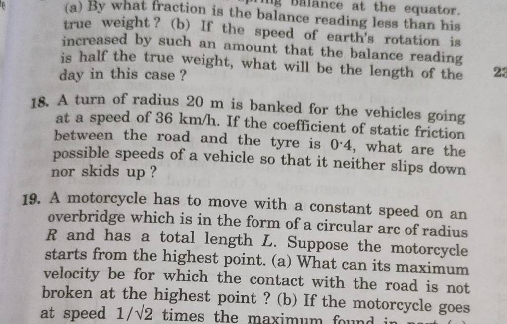 a-by-what-fraction-is-the-balance-reading-less-thator-true-weight-b