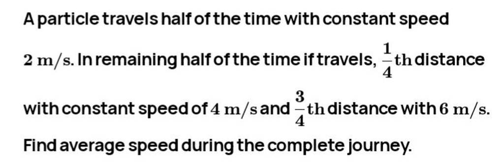 How to Find a Constant Speed, Math