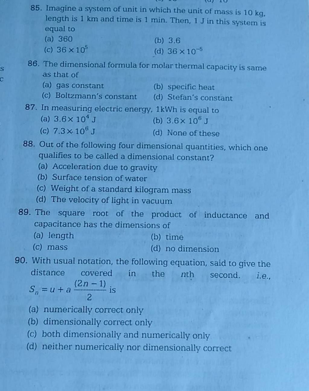 the-square-root-of-the-product-of-inductance-and-capacitance-has-the-dime