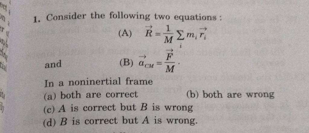 Consider The Following Two Equations Filo 2086