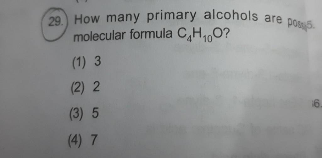 general formula of primary alcohols