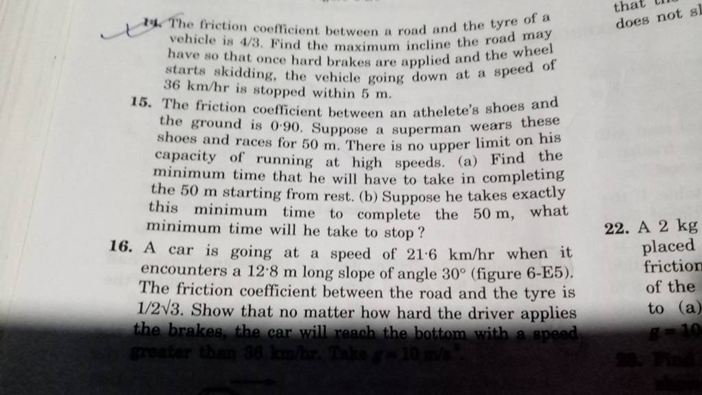 14-the-friction-coefficient-between-a-road-and-the-tyre-of-a-vehicle-is