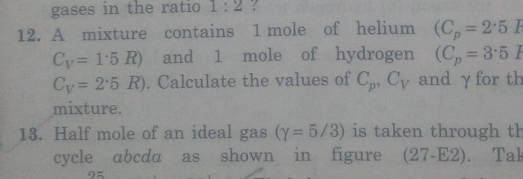 12-a-mixture-contains-1-mole-of-helium-cp-2-5-f-cv-1-5r-and-1-mole