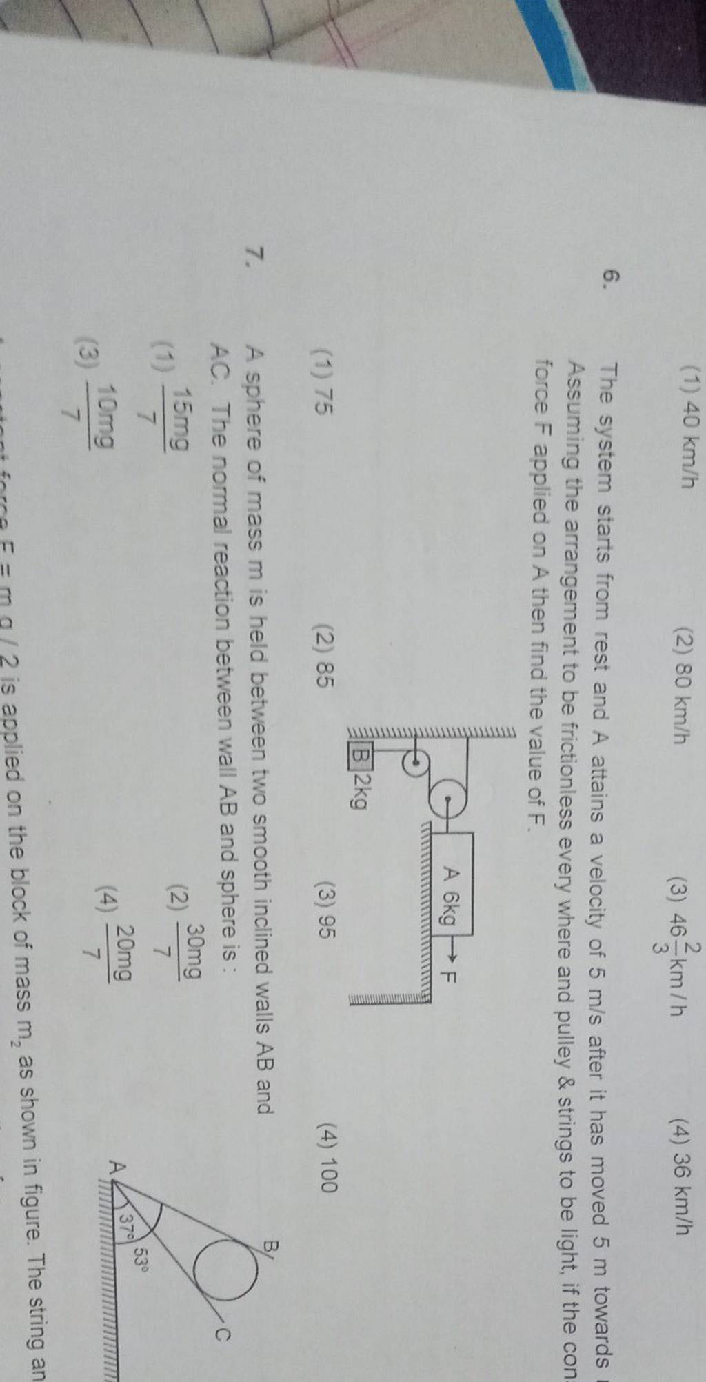 a-sphere-of-mass-m-is-held-between-two-smooth-inclined-walls-ab-and-ac-t