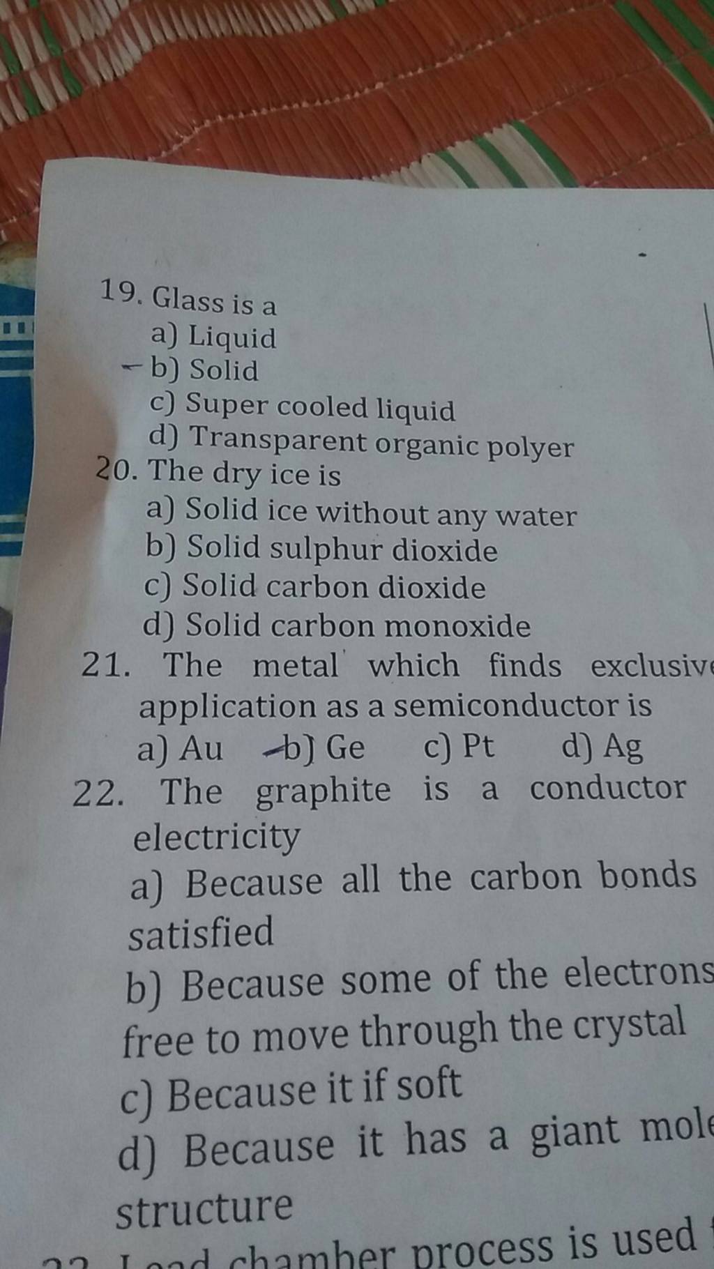 The graphite is a conductor electricity Filo