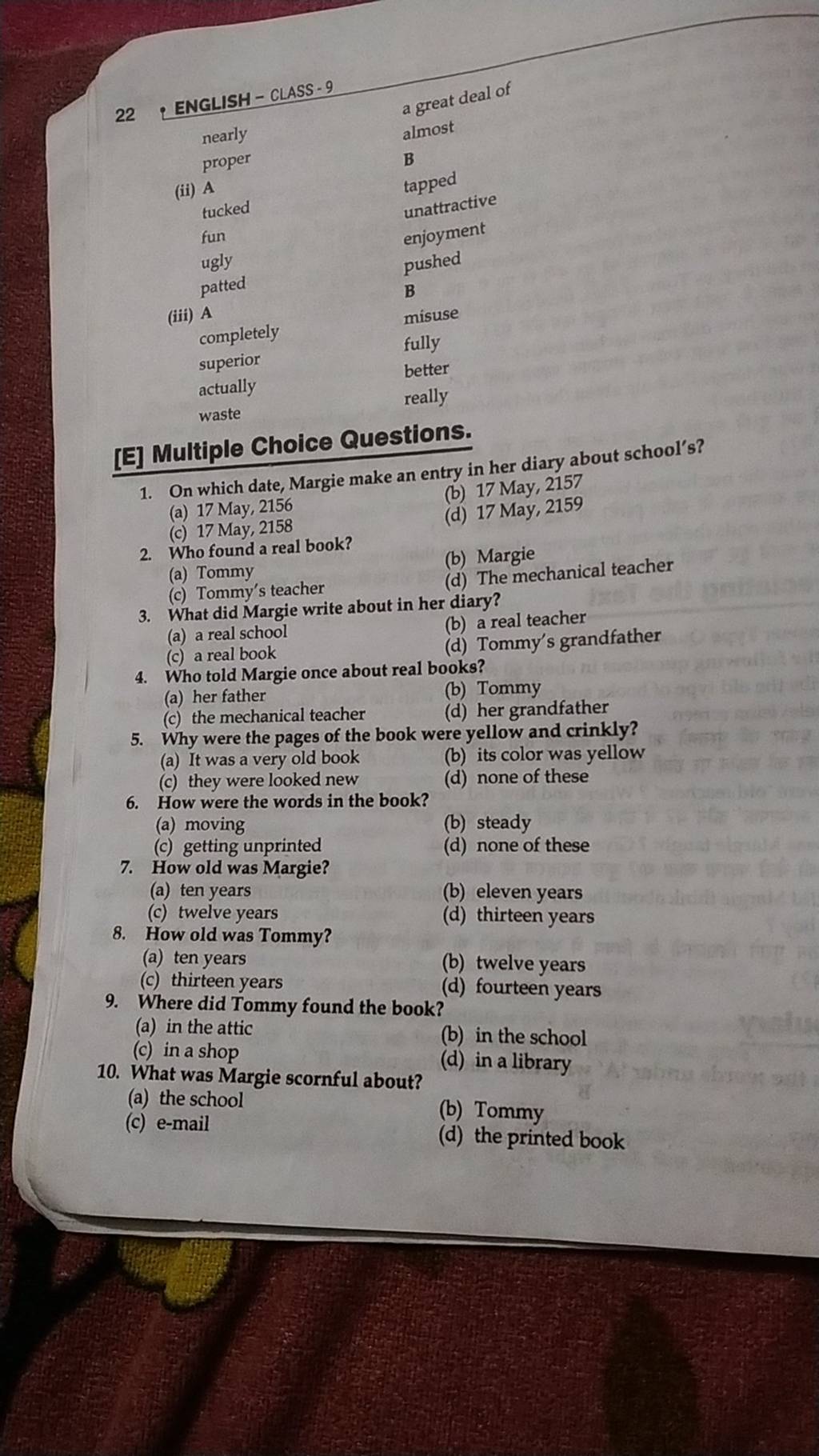 Why were the pages of the were yellow and crinkly? Filo