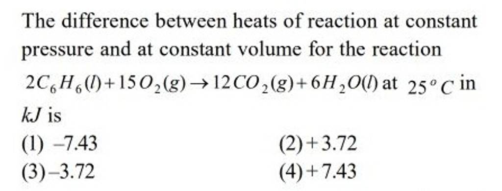 the-difference-between-heats-of-reaction-at-constant-pressure-and-at-cons