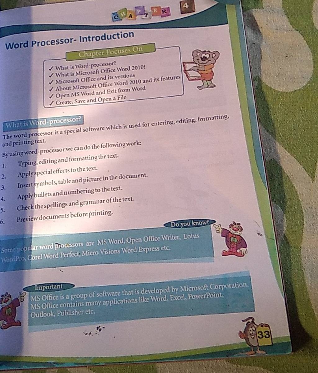 fundamentals-of-computer-science-word-processor