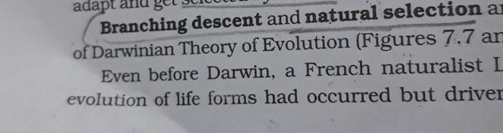 Branching Descent And Natural Selection A Of Darwinian Theory Of Evolutio 5162