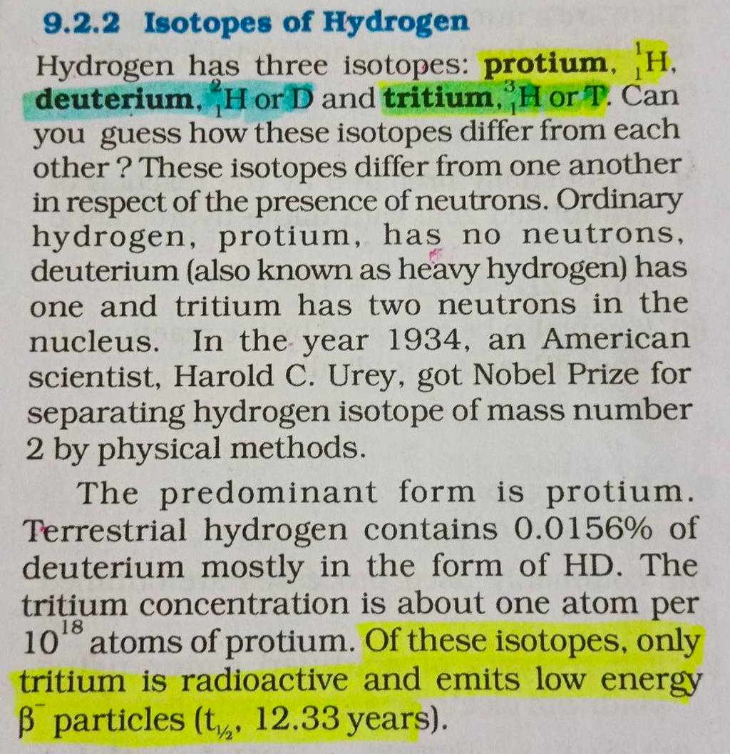 The Three Isotopes of Hydrogen  Differences & Properties - Video