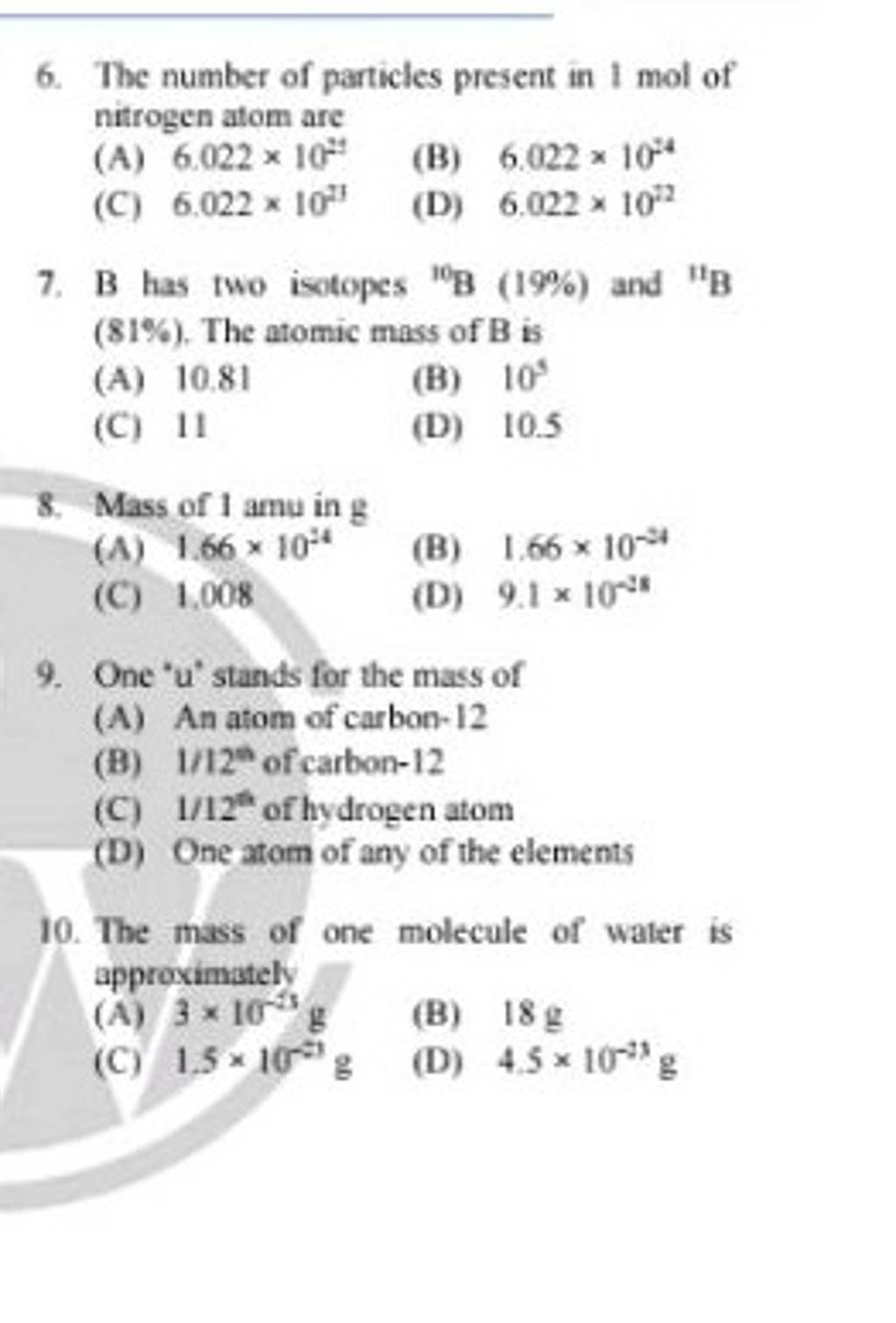 mass-of-1-amu-in-g-filo