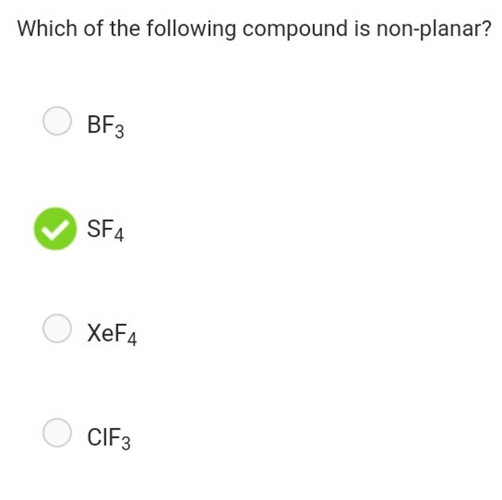 which-of-the-following-compound-is-non-planar-filo