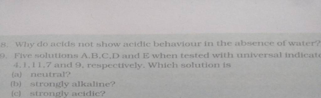 Assertion (A): When common salt is kept open, it absorbs moisture fro