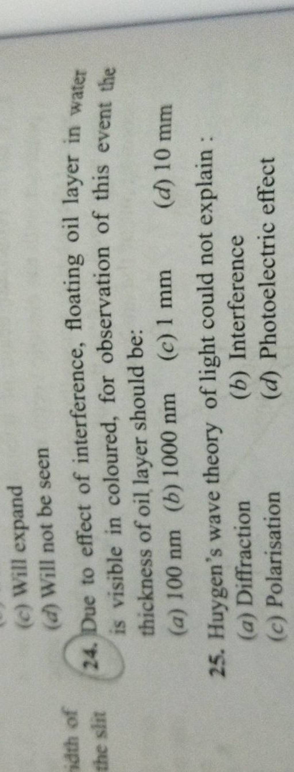 hisense wave theory of light could not explain