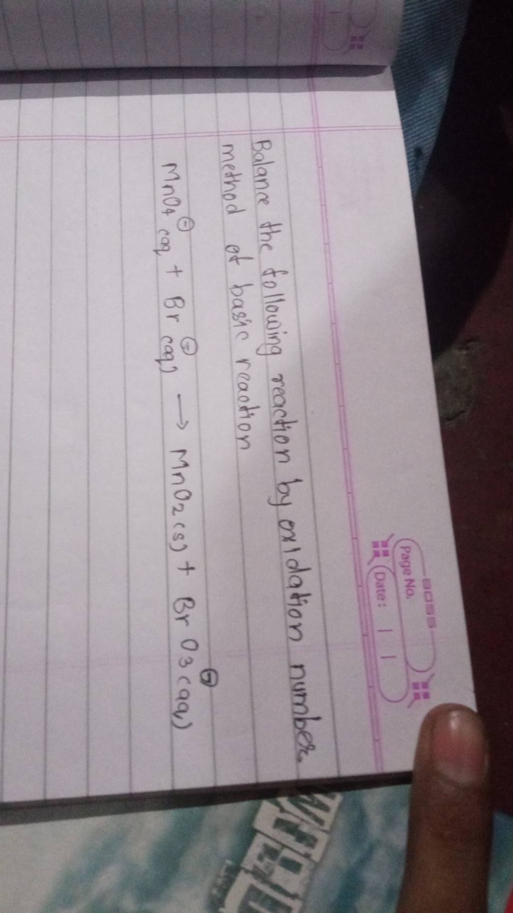 balance-the-following-reaction-by-oxidation-number-method-of-basic-reacti