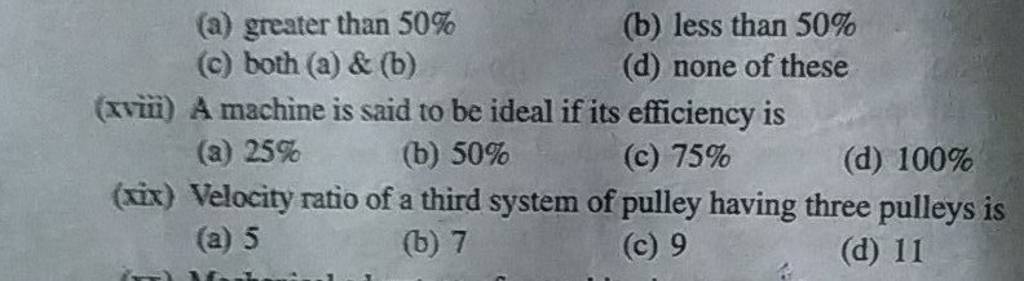 velocity-ratio-of-a-third-system-of-pulley-having-three-pulleys-is-filo