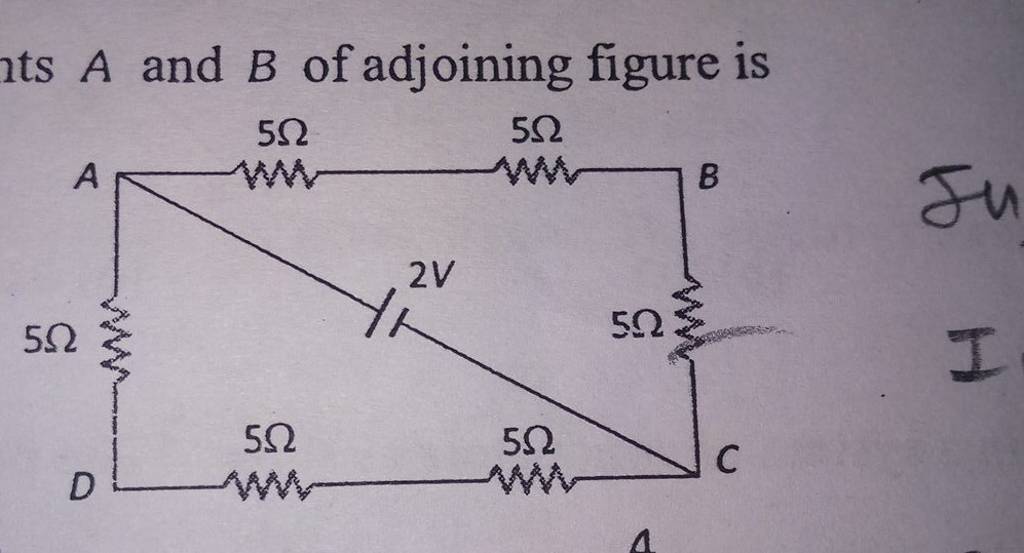 Ats A And B Of Adjoining Figure Is | Filo