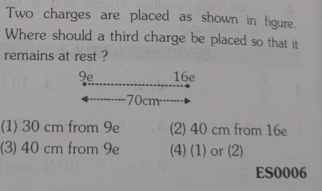 Two Charges Are Placed As Shown In Figure Where Should A Third Charge Be two-charges-are-placed-as-shown-in-figure-where-should-a-third-charge-be