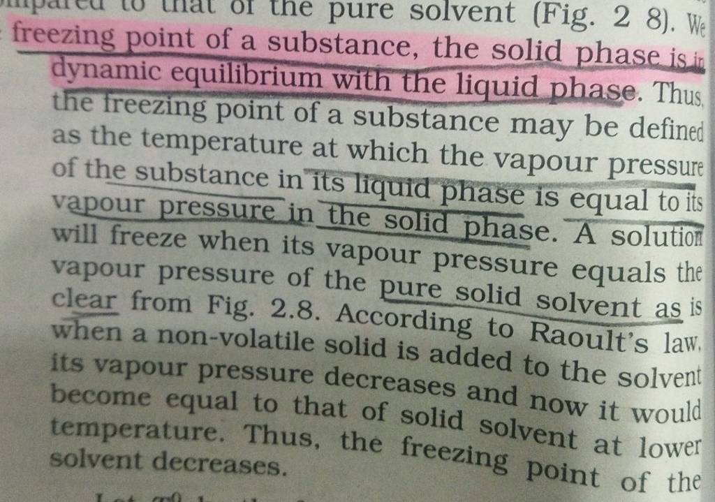 freezing-point-of-a-substance-the-solid-phase-is-is-dynamic-equilibrium