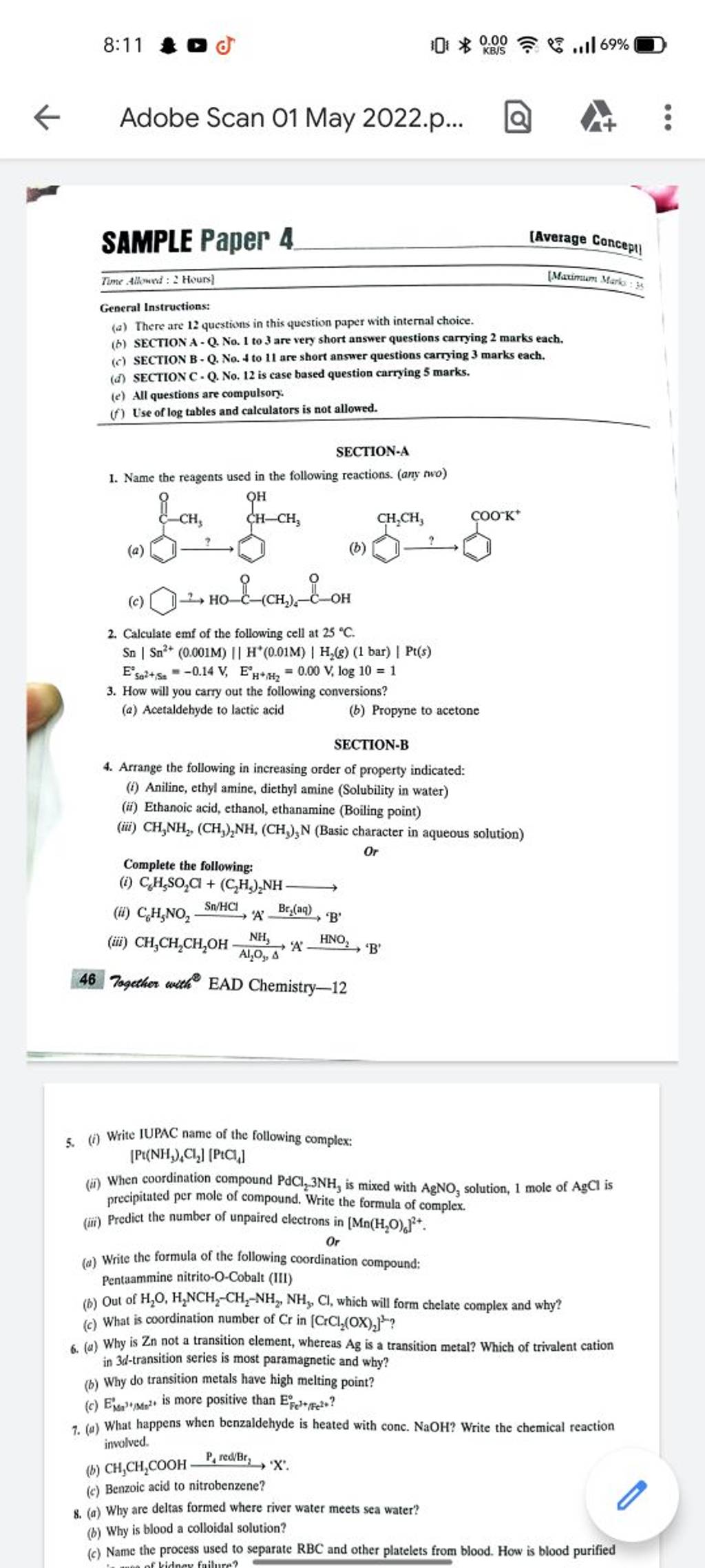  a Why Is Zn Not A Transition Element Whereas Ag Is A Transition Metal 