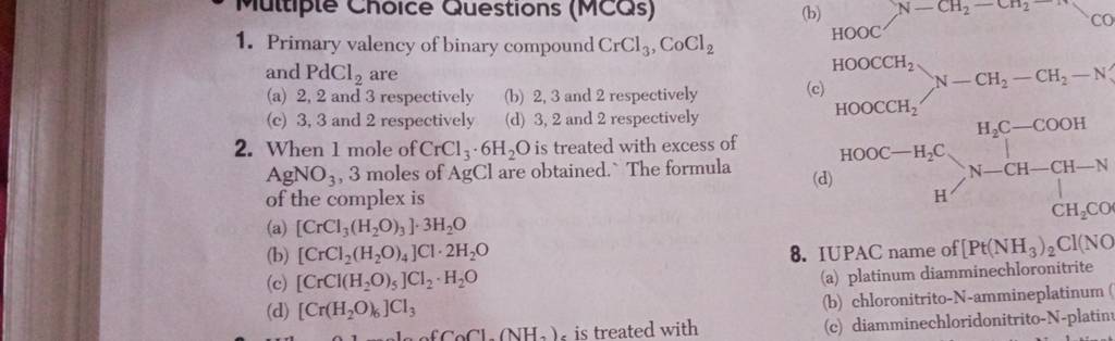 primary-valency-of-binary-compound-crcl3-cocl2-and-pdcl2-are-filo