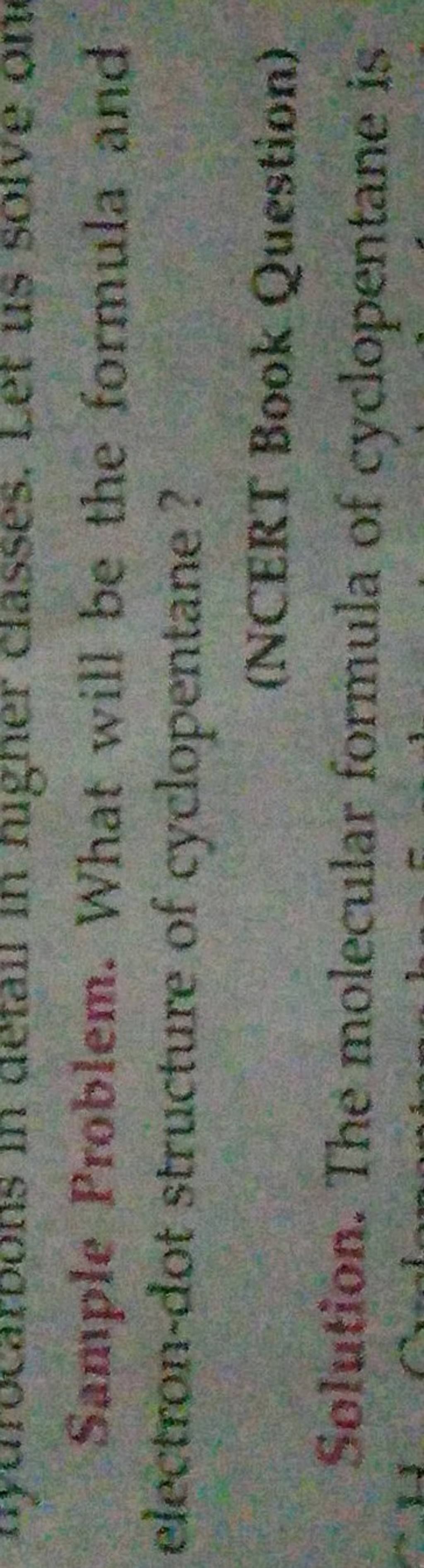 Sample Problem What Will Be The Formula And Electron dot Structure Of Cy 