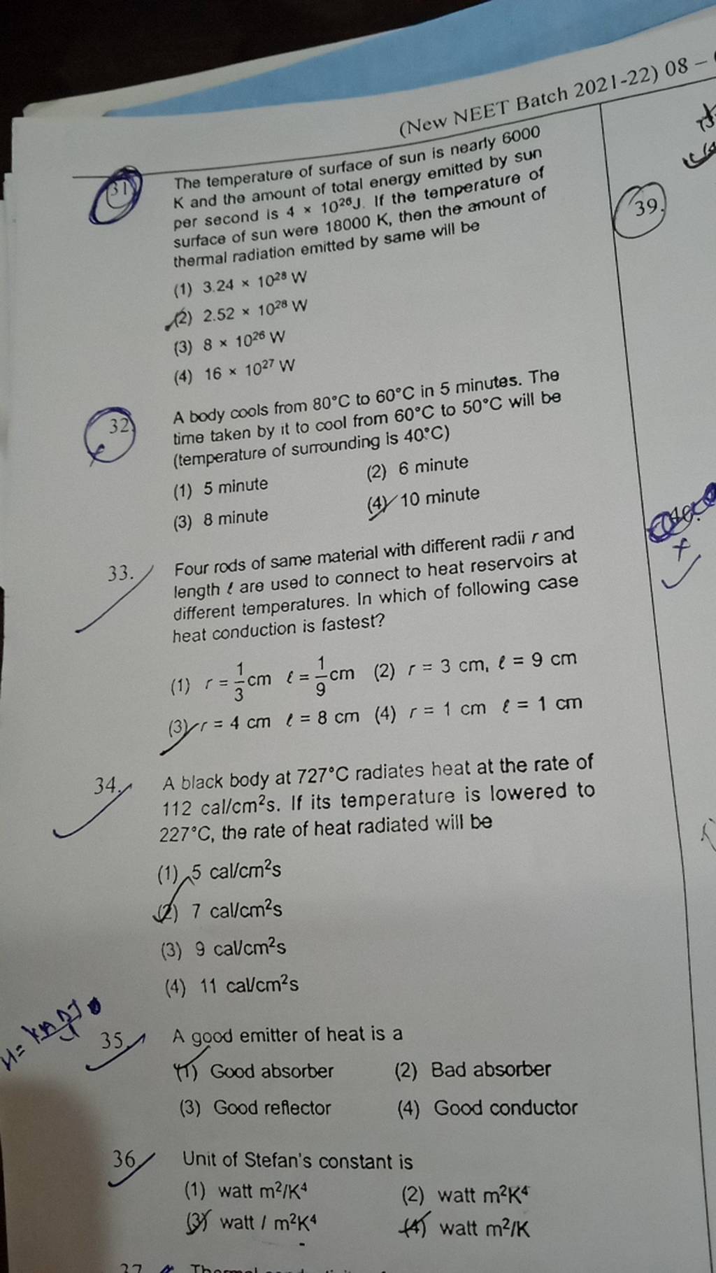 A good emitter of heat is a 41) Good absorber Filo