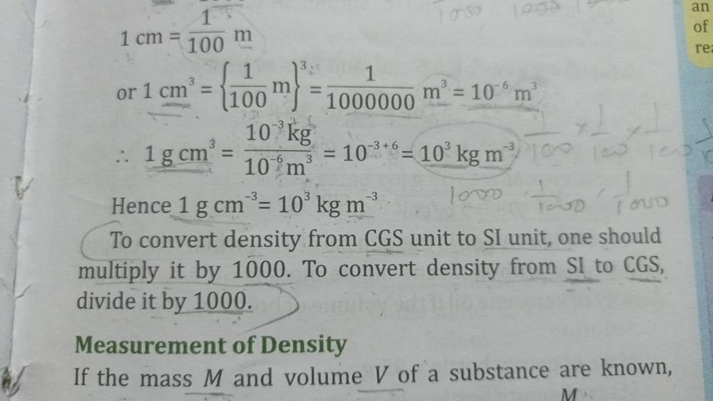 1-cm-1001-m-or-1-cm3-1001-m-3-10000001-m3-10-6-m3-1-g-cm3-10-6-m310