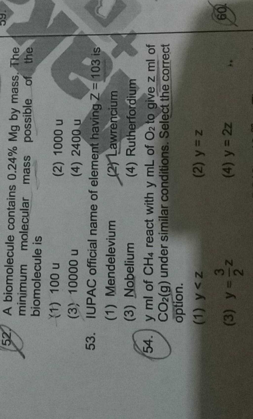 a-biomolecule-contains-0-24-mg-by-mass-the-minimum-molecular-mass-possib