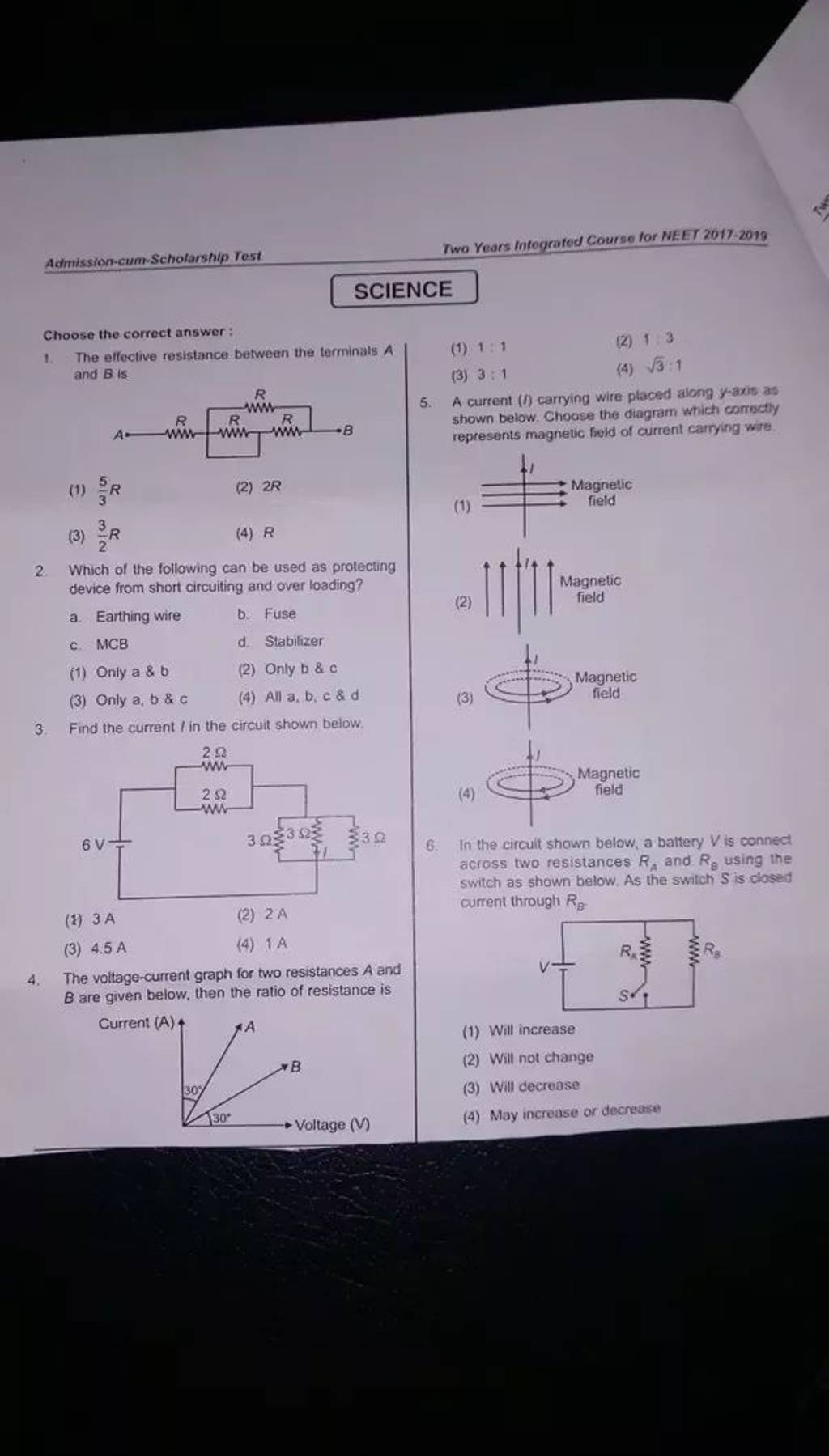 What Is The Current In The Circuit Shown Below Filo Vrogue