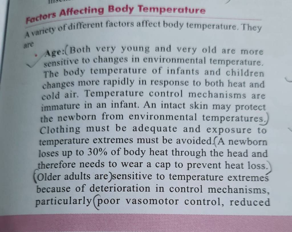 What Factors Increase Or Decrease Body Temperature