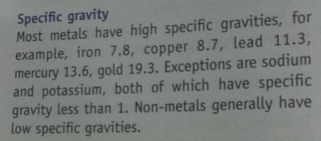 specific-gravity-most-metals-have-high-specific-gravities-for-example-i