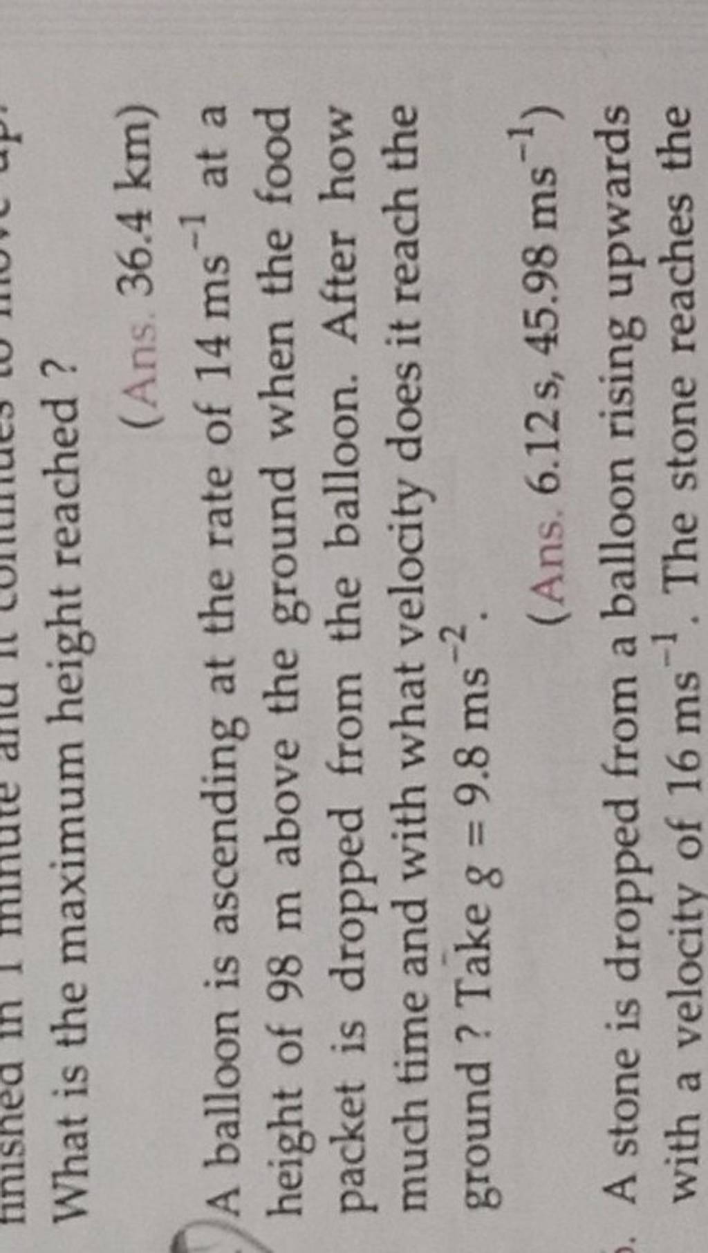 what-is-the-maximum-height-reached-filo