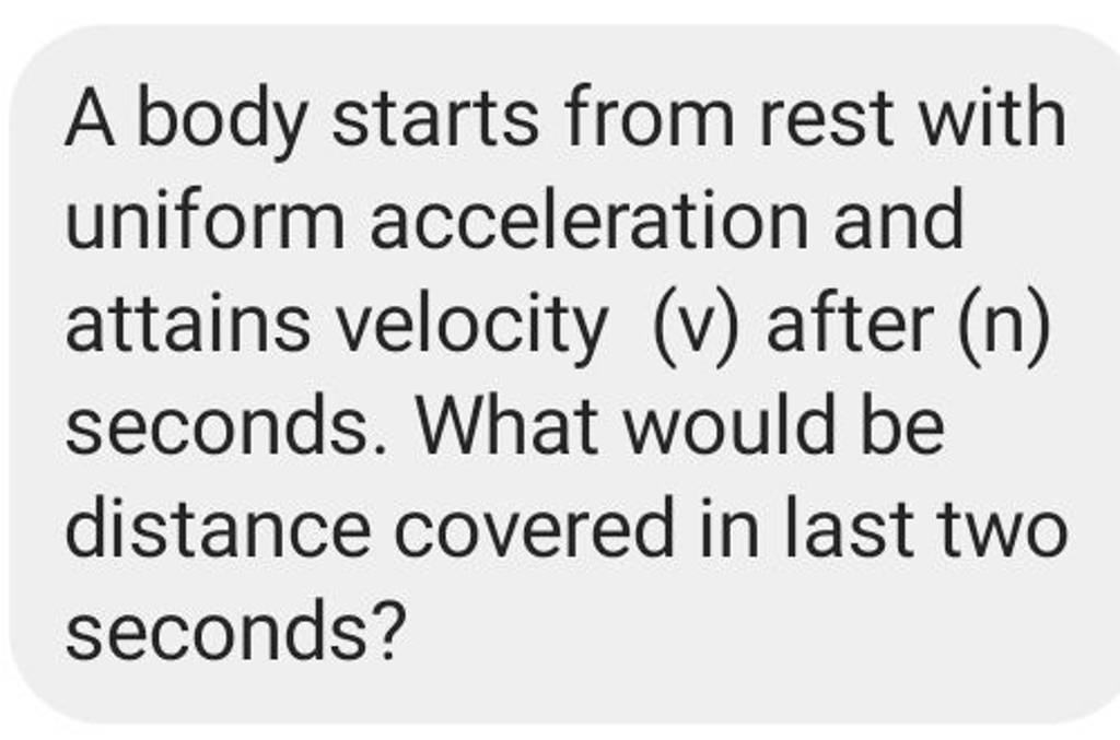 A Body Can Have Constant Velocity And Uniform Acceleration at Joseph