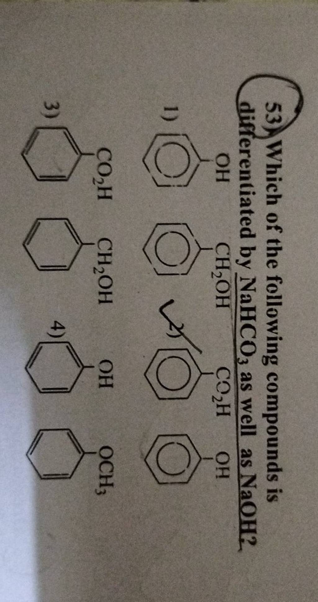 5 Which One Of The Following Compounds Possesses The Most Acidic Hydroge