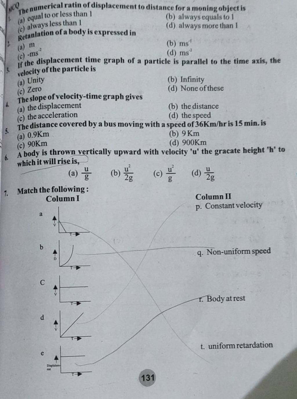 The Slope Of Velocity time Graph Gives Filo the-slope-of-velocity-time-graph-gives-filo