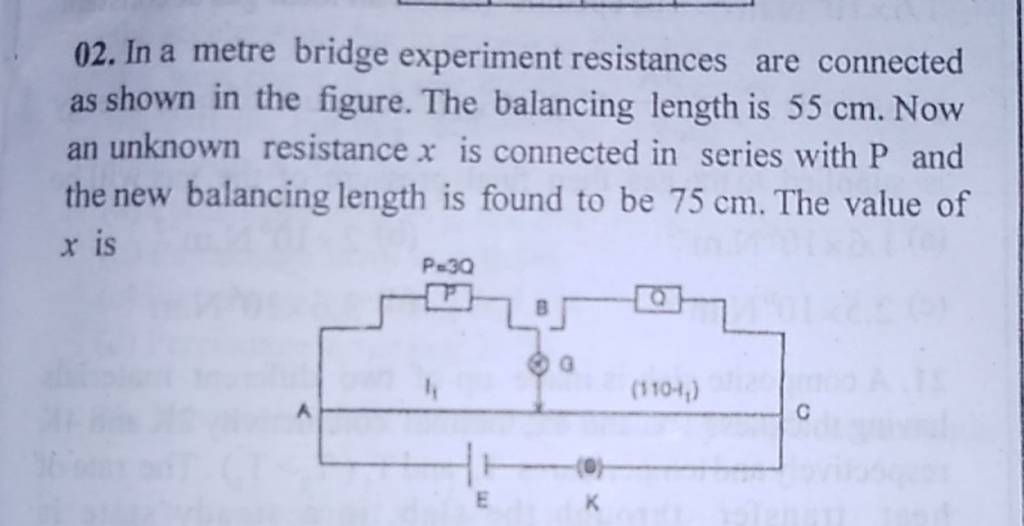 experiment of metre bridge