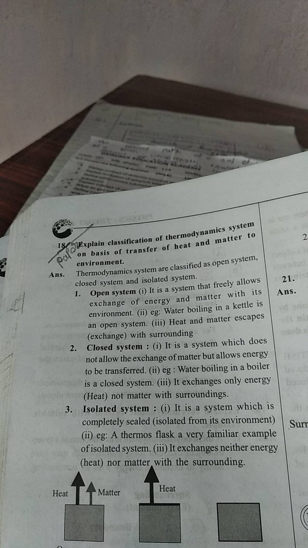 18 Explain Classification Of Thermodynamics System On Basis Of Transfer O 18 explain classification of thermodynamics system on basis of transfer o