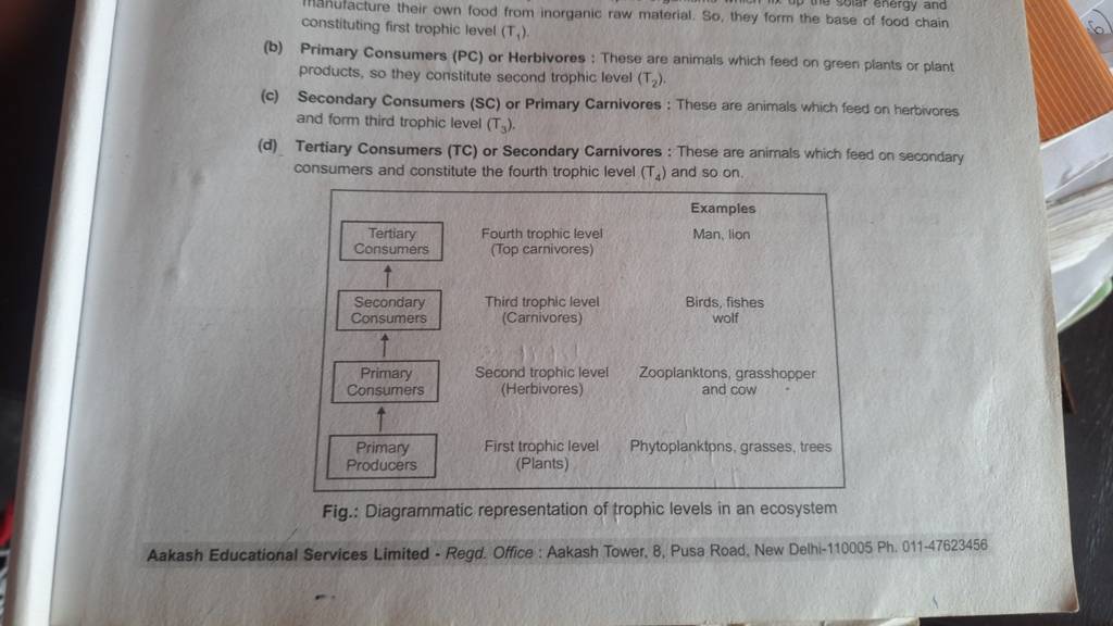 manufacture their own food from raw material. So, they form the..