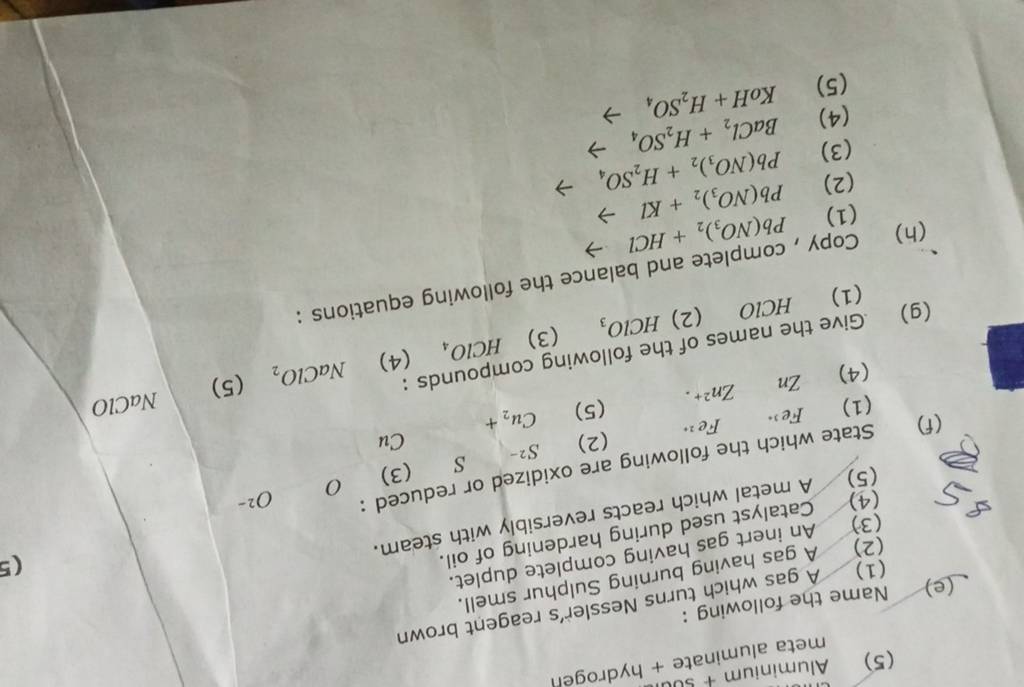 Give The Names Of The Following Compounds Filo give-the-names-of-the-following-compounds-filo