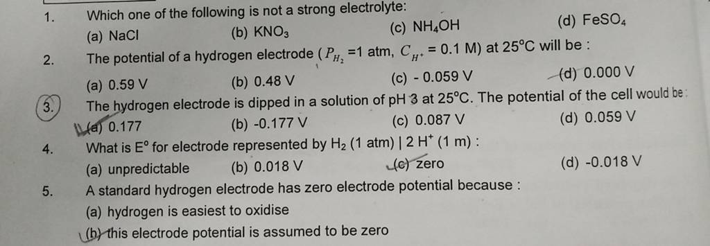 the-potential-of-a-hydrogen-electrode-ph2-1-atm-ch-0-1m-at-25-c-wil