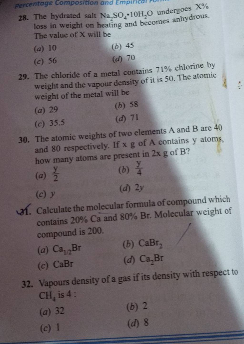 Calculate the molecular formula of compound which contains 20Ca and 80B..