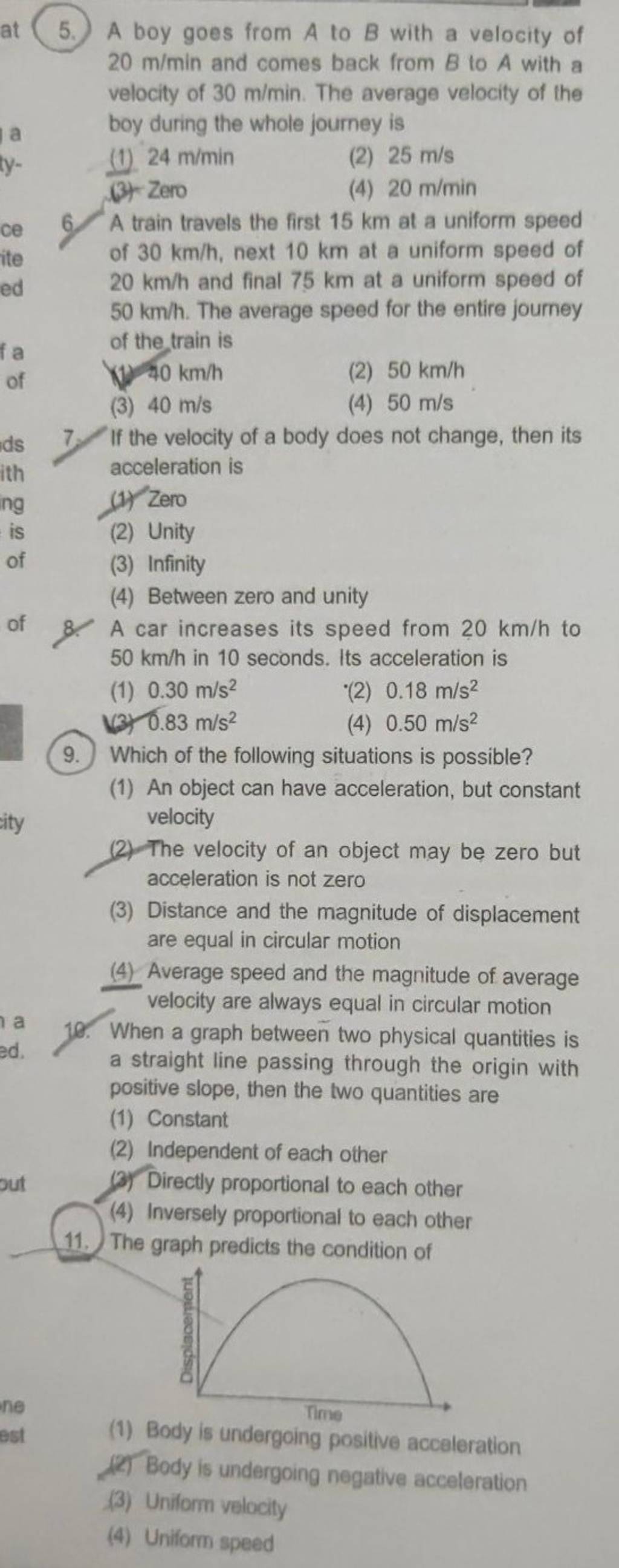 when-a-graph-between-two-physical-quantities-is-a-straight-line-passing-t