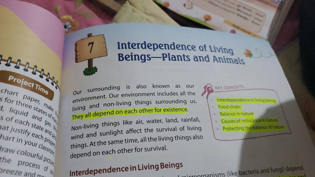 Interdependence of Living Beings-Plants and Animals Prolectrime our surro..