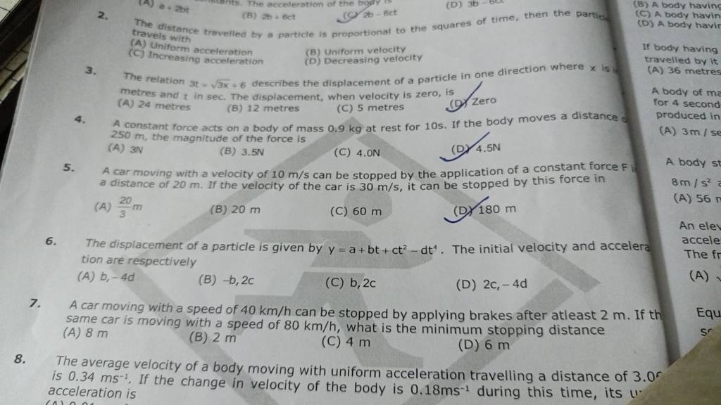 a-constant-force-acts-on-a-body-of-mass-0-9-kg-at-rest-for-10-if-the-bo