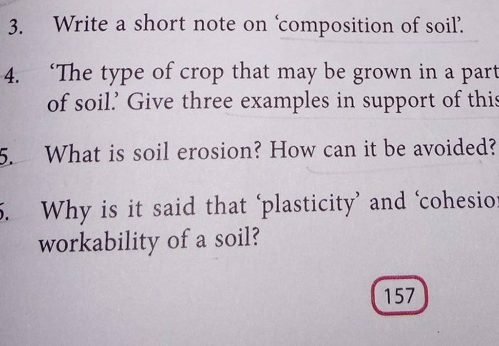 Write A Short Note On Composition Of Soil