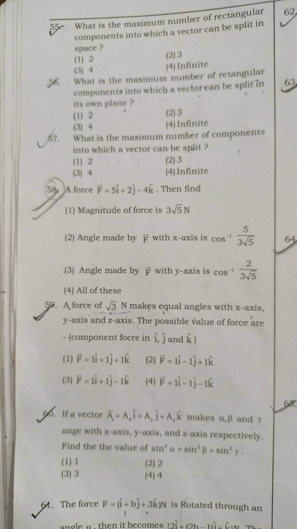 What Is The Maximum Number Of Rectangular Components