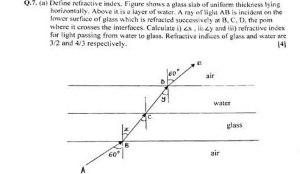 q-7-a-define-refractive-index-figure-shows-a-glass-slab-of-uniform-th