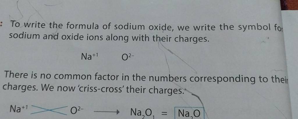 sodium oxide formula