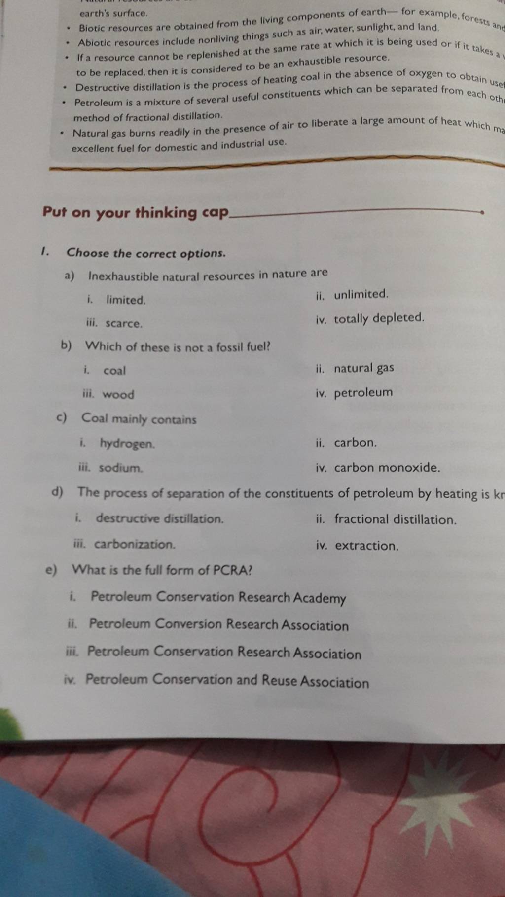 The process of separation of the constituents of petroleum by heating is..
